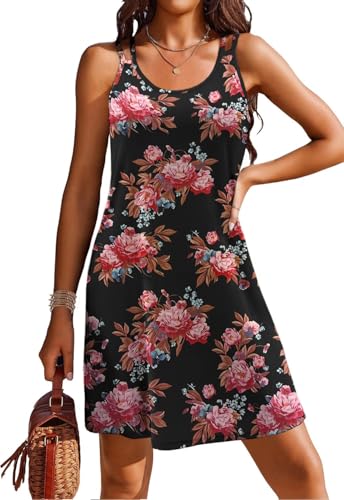 Arevill Damen Strandkleid Spaghetti Ärmellose Bikini Cover Up U Ausschnitt Häkelt Strandponcho Sommer Bademode Strand Crochet von Arevill