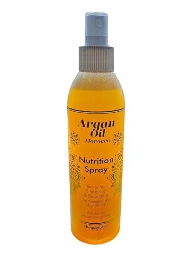 Spray mit Bio-Arganöl aus Marokko nährt und glättet und verleiht trockenem oder geschädigtem Haar, 200 ml von Argan Oil