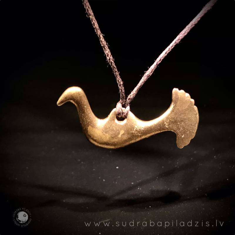 Der Vogel Bronze Anhänger - Amulett, Wikingerzeit von ArgentumSorbus