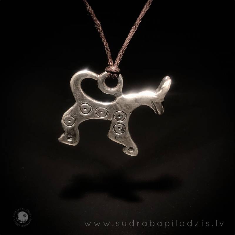 Pferd Silber Anhänger. Wikingerzeitliche Replik von ArgentumSorbus