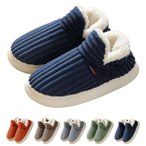 Argumub Dinorara - Plüsch Hausschuhe, dinorara hausschuhe, Cloud Original Unisex Winterfell Flauschige Schneestiefel (Marine, Erwachsene, Damen, 41, Numerisch (von/bis), EU Schuhgrößensystem, 42, M) von Argumub