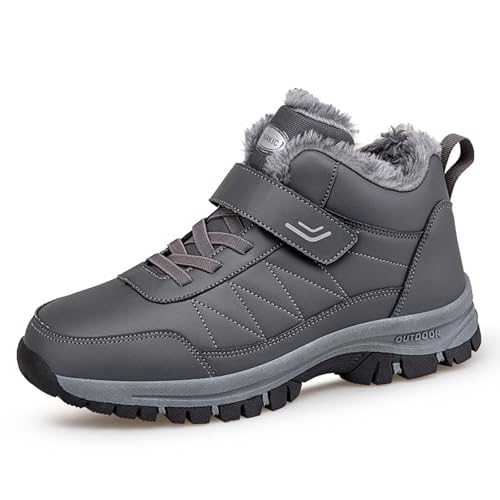 Argumub Frostfit - Schmerzlindernde, Wasserdichte & Isolierte Komfortschuhe, Orthoboots Pro - Ergonomische Winterstiefel-Wärmend (Grau, Erwachsene, Damen, 41, Numerisch, EU Schuhgrößensystem, M) von Argumub