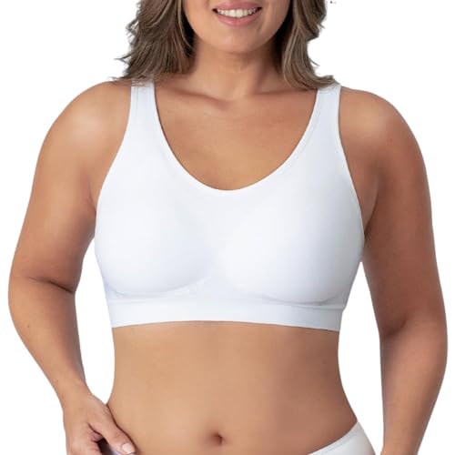 Argumub Glammering Shapewear BH Glammering Premium Wireless Shaper Bra Sports Bra Bustier Push up Padded (DE/NL/SE/PL, Alphanumerisch, 3XL, Regular, Regular, White) von Argumub