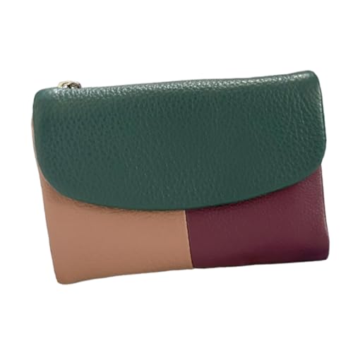 Argumub Unisex-Geldbörse aus Kieselleder, Joyfullygo-Geldbörsen, RFID-blockierende Soft-Touch-Kompakt-zweifach gefaltete Geldbörse B von Argumub