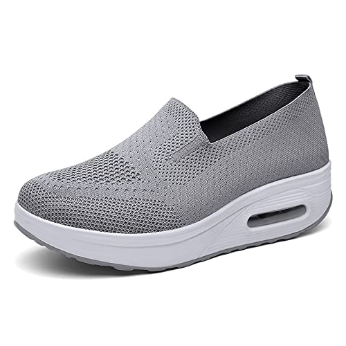 Argumub Velavici Orthopädische Schuhe, Chaussures Orthopédiques à Air Bubble, Slip On Walking Orthopädische Schuhe Damen (Grau, Erwachsene, 39, Numerisch, EU Schuhgrößensystem, M) von Argumub