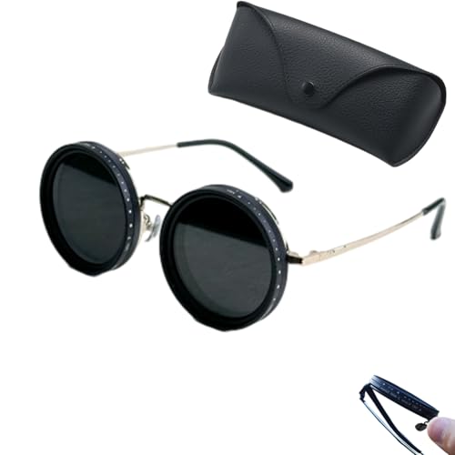 Argumub Wizy Sunglasses, Sonnenbrille Mit Einstellbarer Tönung 400-V-Linse Mit 1-9-Gang-Steuerung Integrierter Nd-Filter Polarisierte (A-4) von Argumub
