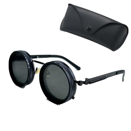 Argumub Wizy Sunglasses, Sonnenbrille Mit Einstellbarer Tönung 400-V-Linse Mit 1-9-Gang-Steuerung Integrierter Nd-Filter Polarisierte (A-6) von Argumub