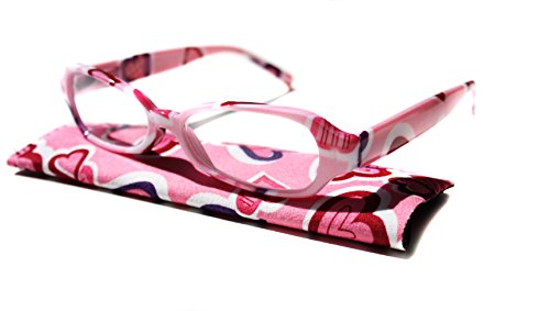 Argus Lesebrille Damen Lesehilfe Frauen im rosa Herzdesign +1,0 +1,5 +2,0 2,5 +3,0 dpt. (+3,0 dpt.) von Argus