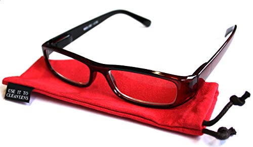 argus Lesebrille Damen "rot-schwarz" Lesehilfe (+1,5 dpt.) von Argus