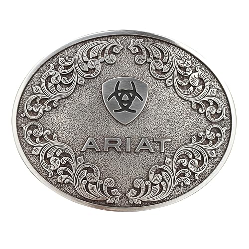 Ariat Mens Oval Floral Western Scroll Belt Buckle von ariat