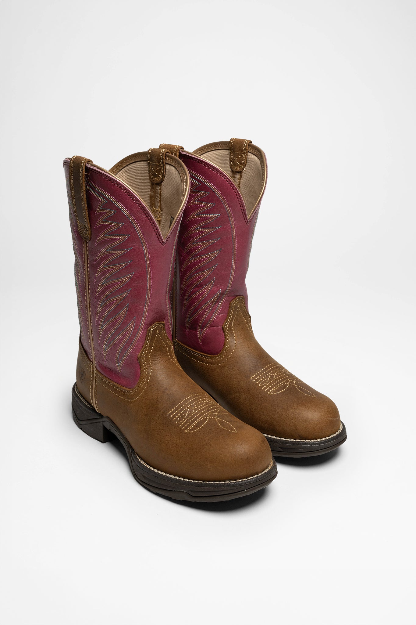 Ariat ANTHEM ROUND TOE II Damen Braun Rosa von Ariat