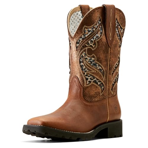 Ariat Damen Cowboystiefel 50914 Unbridled Rancher Venttek Braun Westernreitstiefel Lederstiefel 39 EU von Ariat