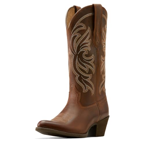 Ariat Damen Cowboystiefel 51051 HERITAGE J TOE STRECHFIT Braun Westernreitstiefel Lederstiefel 40 EU von Ariat