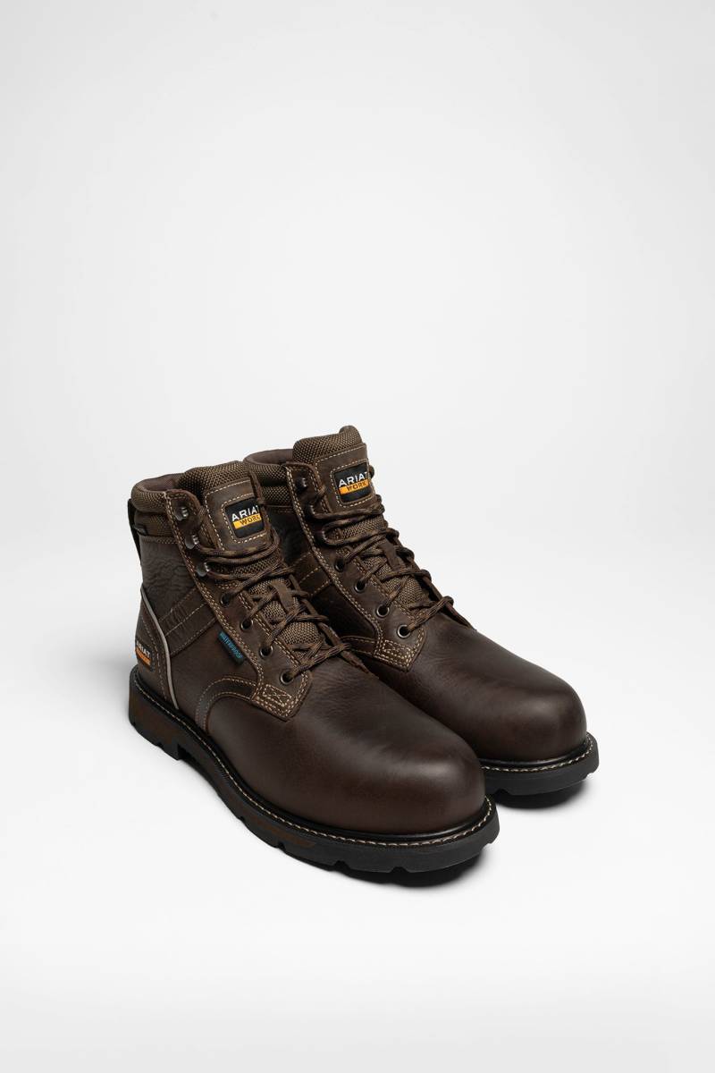 Ariat GROUNDBREAKER WATERPROOF STEEL TOE Herren Braun von Ariat