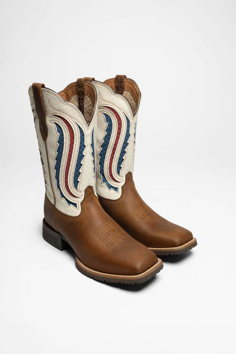 Ariat HYBRID RANCHWORK VENTTEK 360 Damen Braun Weiß von Ariat