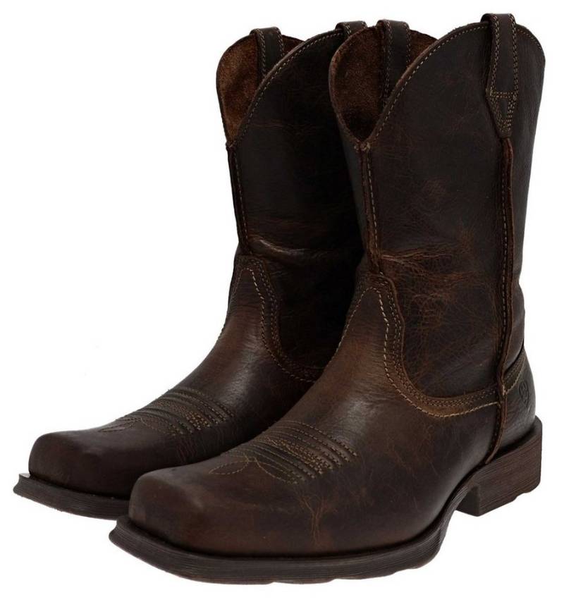 Ariat RAMBLER EE Braun Cowboystiefel Herren Westernreitstiefel von Ariat