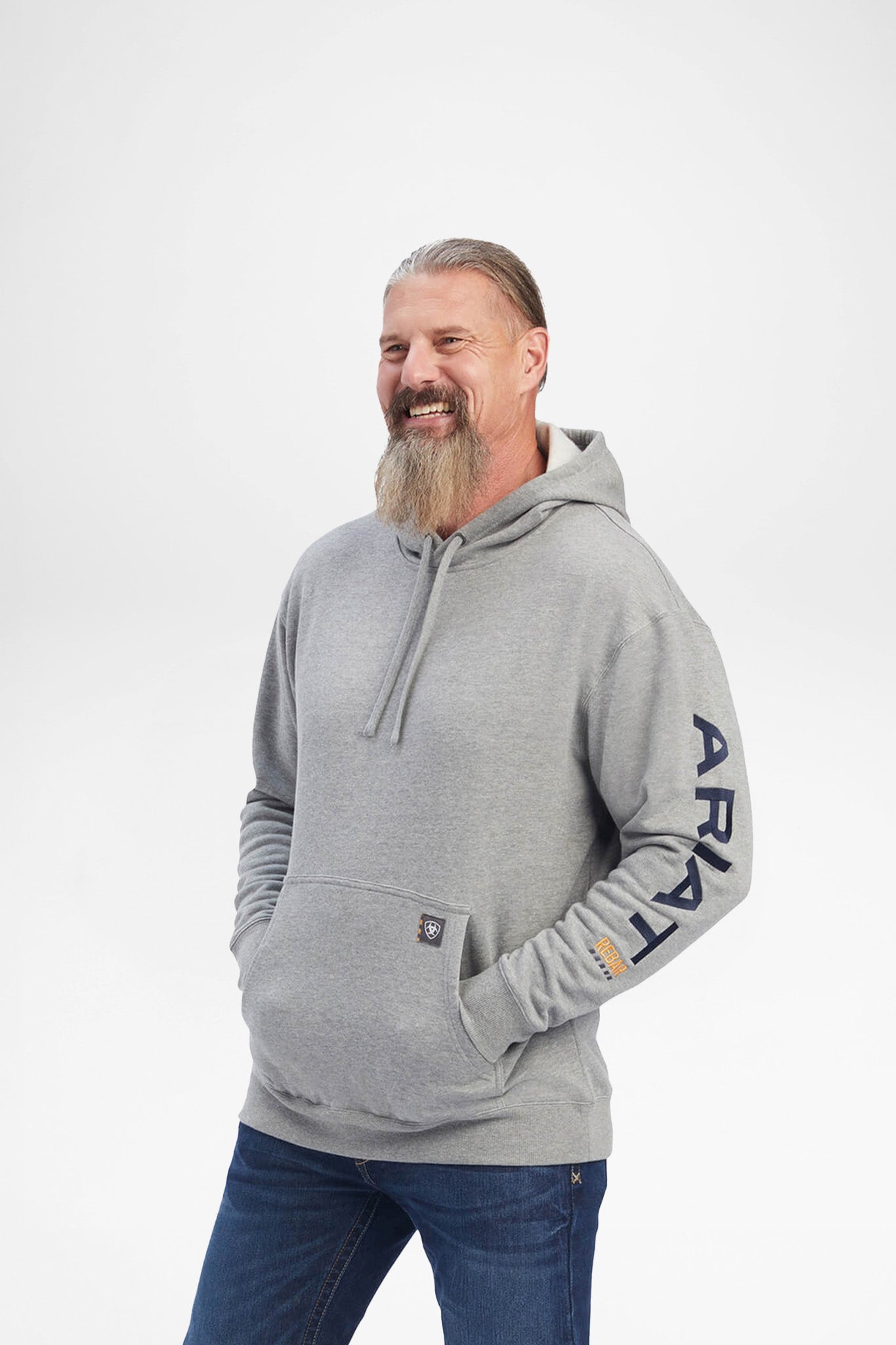 Ariat REBAR GRAPHIC Herren Grau von Ariat