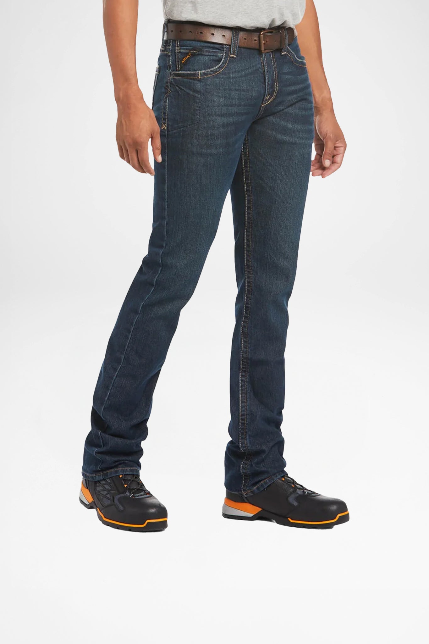 Ariat REBAR M7 SLIM DURASTRETCH EDGE STACKABLE Herren Blau von Ariat