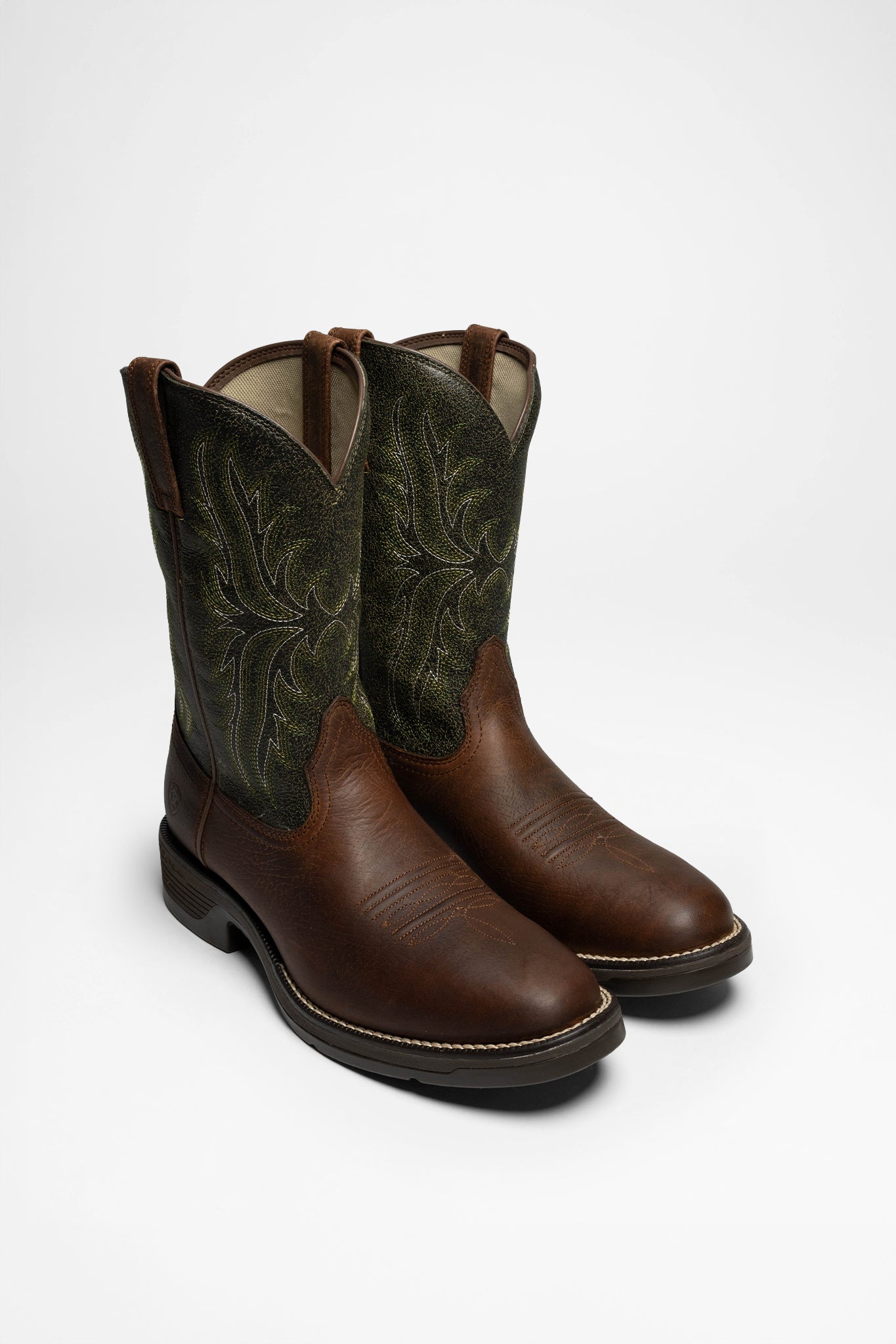 Ariat RIDGEBACK ROUND TOE Herren Braun Grün von Ariat