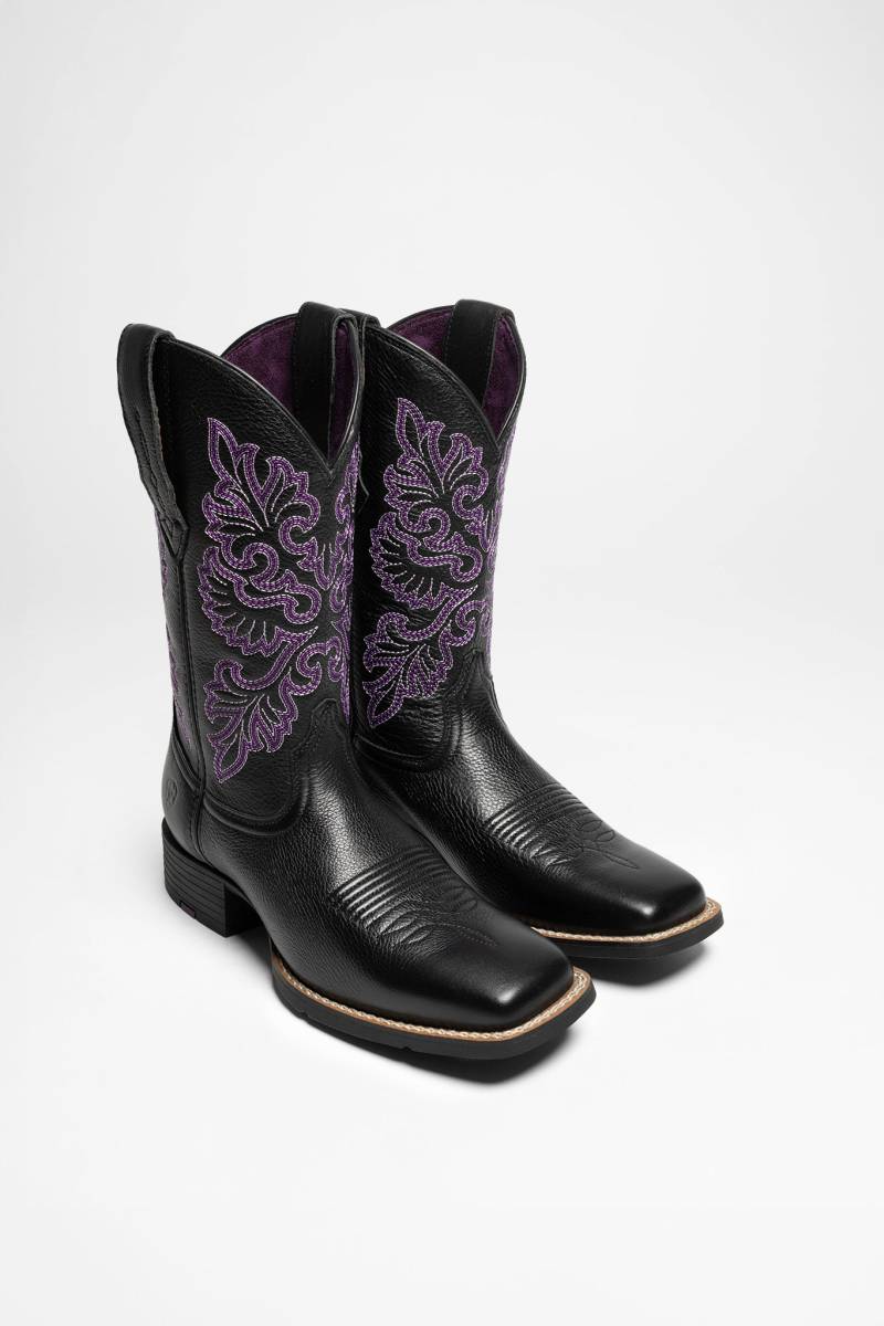 Ariat ROUND UP WEST STRETCHFIT Damen Schwarz von Ariat