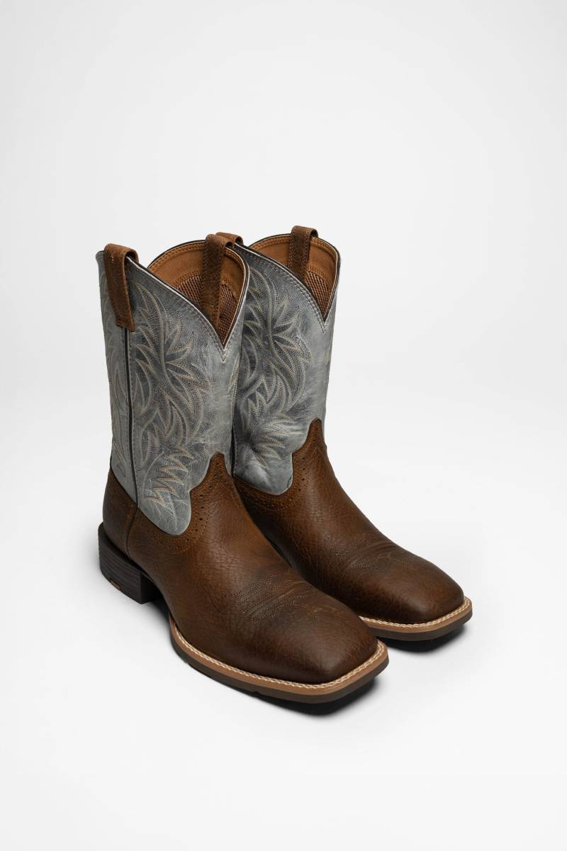 Ariat SPORT WESTERN WIDE SQUARE TOE Herren Braun Blau von Ariat