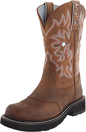 Ariat 1132 Probaby Brown Lederstiefel für Damen Braun Westernreitstiefel, Groesse:37.5 (4.5 UK) von ARIAT