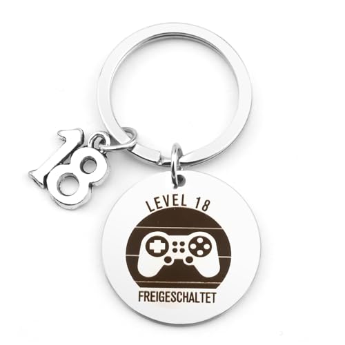 18. Geburtstag Junge Geschenk zum 18 Geburtstag Junge Schlüsselanhänger Coole Geschenke 18 Geburtstag Geschenk 18. Geburtstag Junge Geschenke zum 18 Geburtstag Jungen Mädchen Lustige Geschenke 18 von Aridantrp