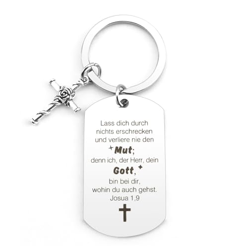 Christliche Geschenke Bibel Zubehör Mutmacher Geschenk Kreuz Schlüsselanhänger Bibelvers Christliche Geschenkideen Christliche Weihnachtsgeschenke Kommunion Firmung Konfirmation Geschenk Frauen Männer von Aridantrp