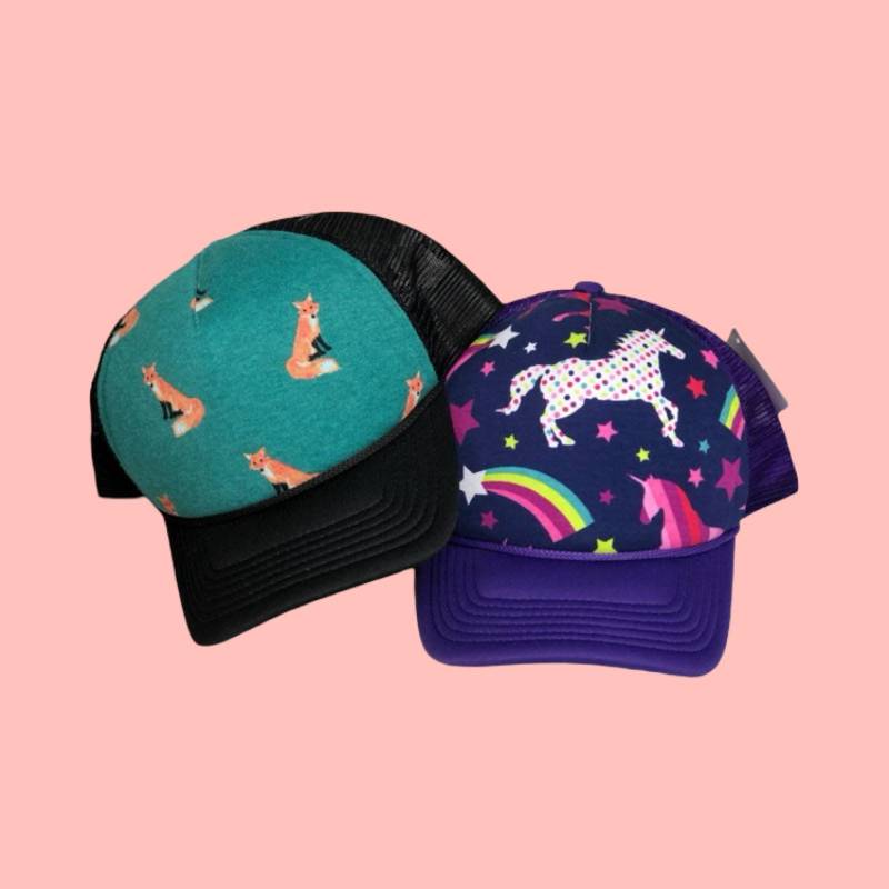 Fuchs & Einhorn Trucker Hat Kinder Geschenk, Made To Order von ArieBdesigns