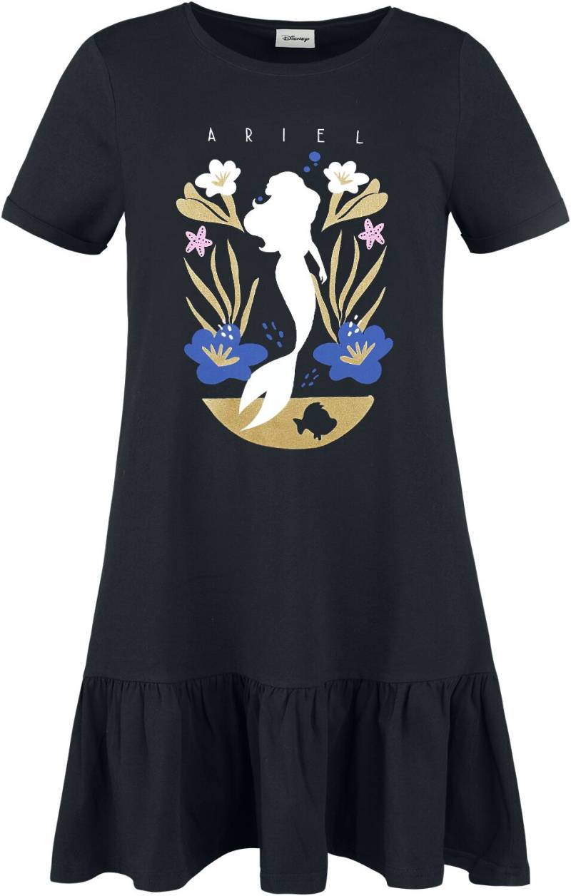 Arielle, die Meerjungfrau - Disney Kleid lang - Golden Age - S bis L - für Damen - Größe L - schwarz  - EMP exklusives Merchandise! von Arielle, die Meerjungfrau