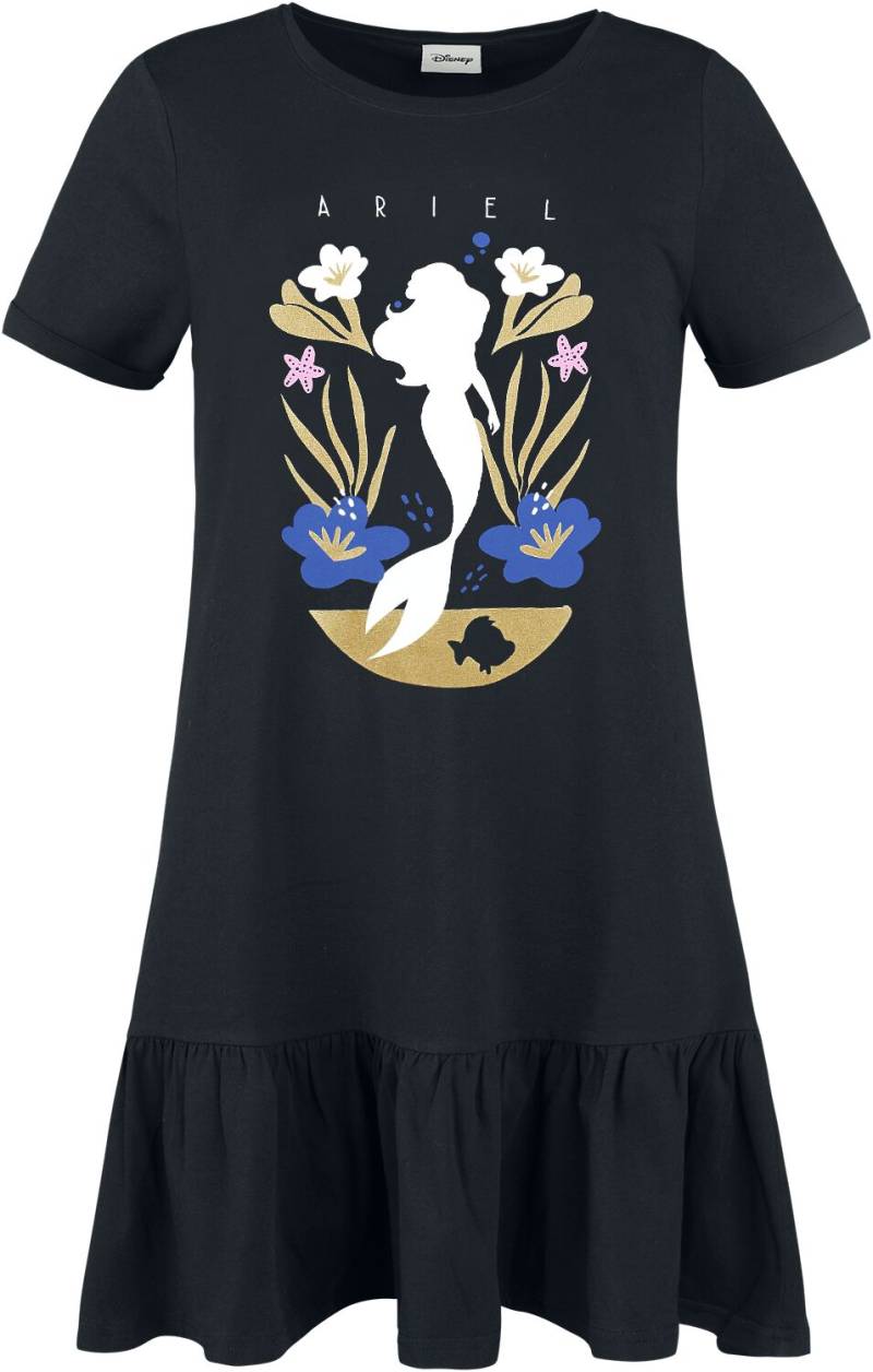 Arielle, die Meerjungfrau - Disney Kleid lang - Golden Age - M - für Damen - Größe M - schwarz  - EMP exklusives Merchandise! von Arielle, die Meerjungfrau