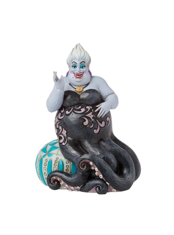 Arielle, die Meerjungfrau - Disney Sammelfiguren - Ursula auf Seeigelfigur (Königin der Tiefe) - multicolor  - Lizenzierter Fanartikel von Arielle, die Meerjungfrau