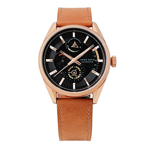 Aries Gold Automatische Uhr G 9021 RG-BK von Aries Gold