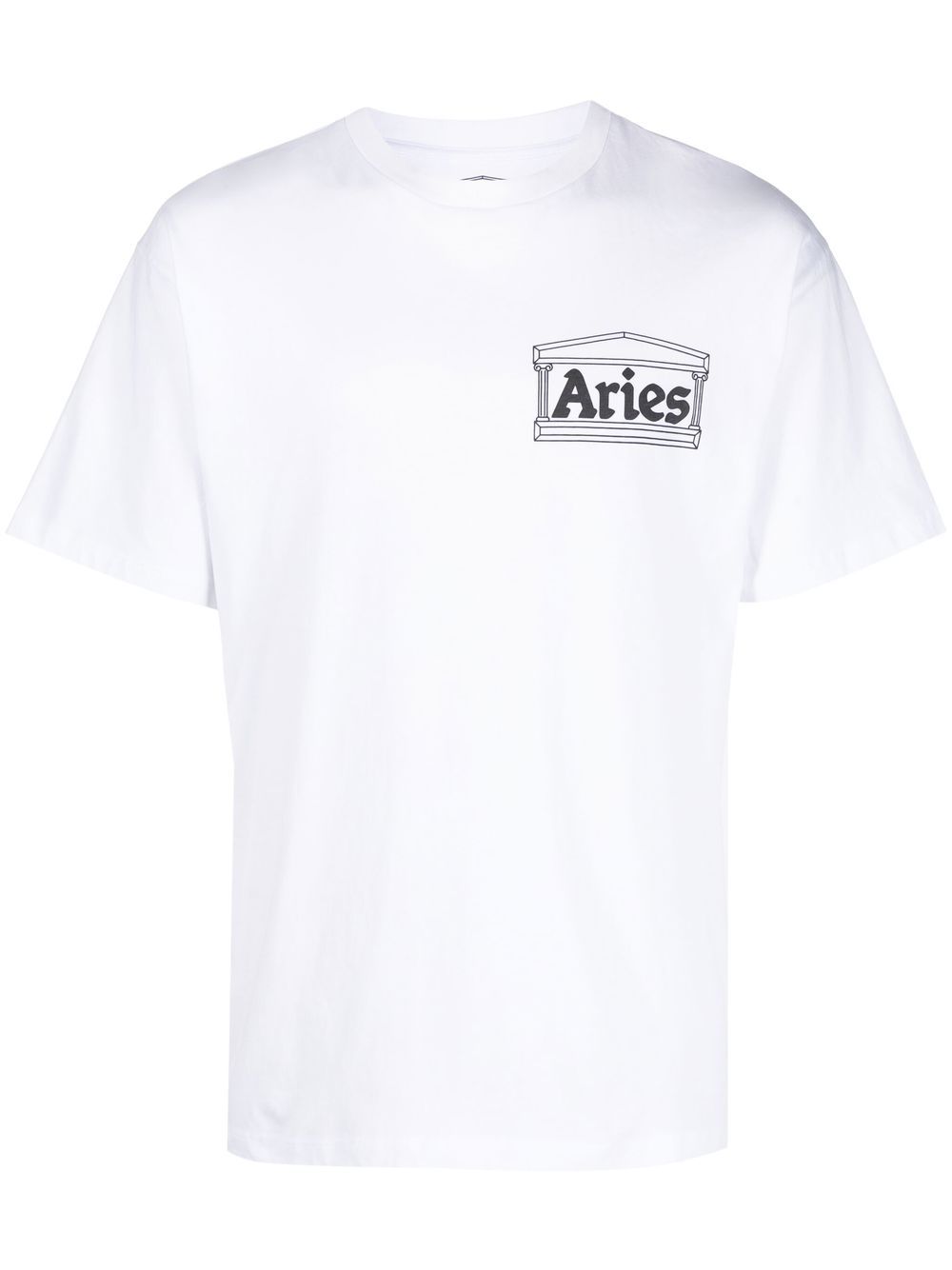 Aries T-Shirt mit Art Trip-Print - Weiß von Aries