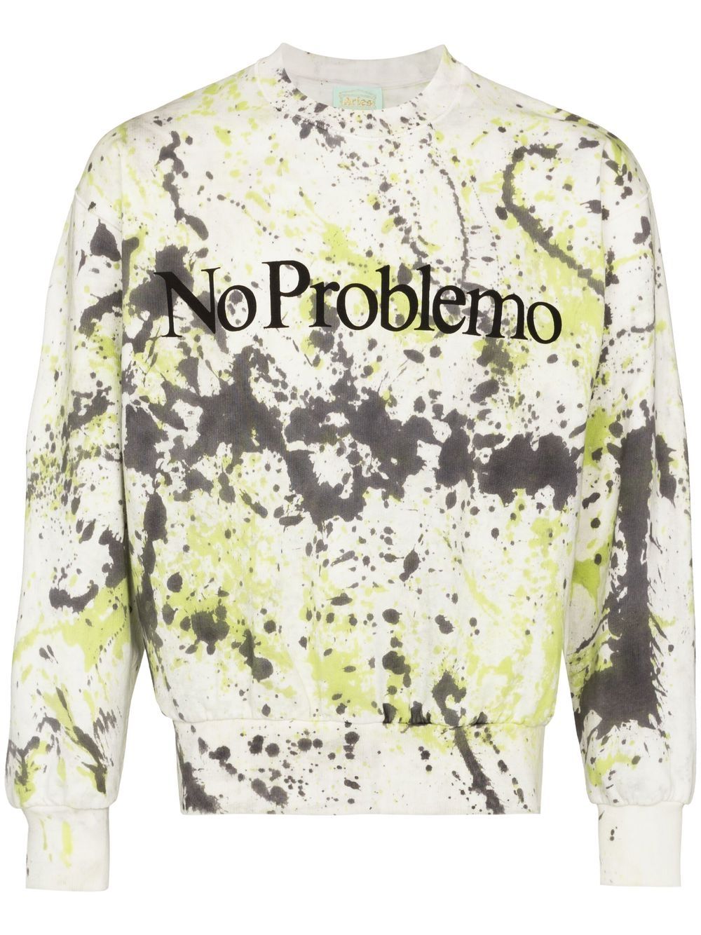 Aries Sweatshirt mit "No Problemo"-Print - Nude von Aries