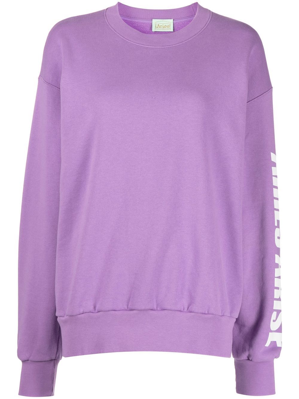 Aries Sweatshirt mit Logo-Print - Violett von Aries