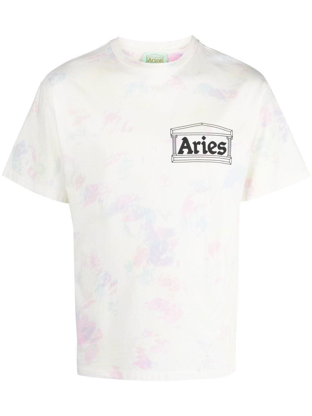 Aries T-Shirt mit Logo-Print - Weiß von Aries