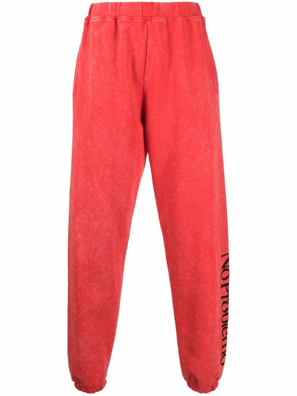 Aries Jogginghose mit Logo-Print - Rot von Aries