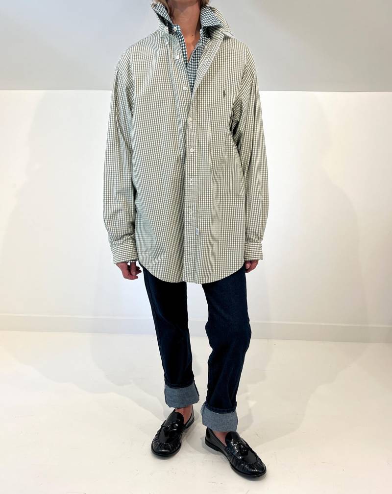 Olivgrüner Ralph Lauren Knopf Mit Polospieler-Emblem von ArinDean