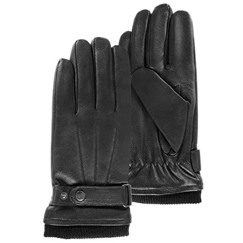 Isotoner Herren-Handschuhe Komfort, Schwarz , M von Isotoner