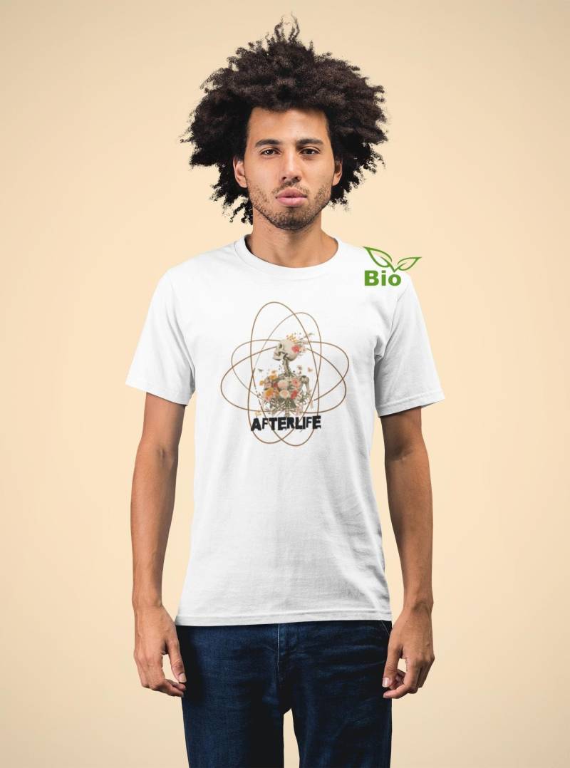 Afterlife - Organic T-Shirt Tattoo Art, Banksy, Streetart, Totenkopf, Techno Festival Party Vegan + Fair Wear von ArisanaShop