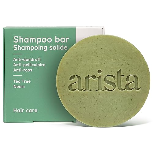 Arista Anti Schuppen Shampoo Damen & Herren | Festes Shampoo | Sulfatfreies Shampoo | Neemblat-Pulver & Teebaumöl Shampoo | Haarshampoo Damen | Veganes Shampoo | Haarseife von Arista ayurveda