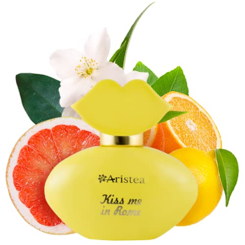 Aristea Parfum Damen Kiss me in Rome, Eau de Parfüm für Frauen, blumiger Damenduft, 25ml von Aristea