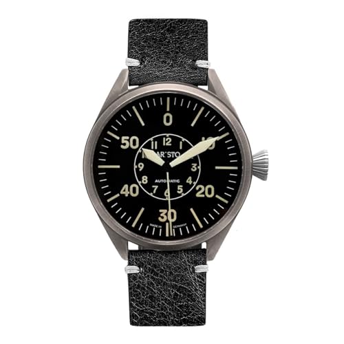 Aristo Herren Uhr Armbanduhr Vintage Fliegeruhr Cockpit 43 Automatik 7H148 von Aristo