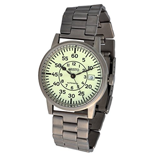 Aristo Unisex Uhr Armbanduhr U-Boot Uhr Automatik Titan 5H92TIB von Aristo