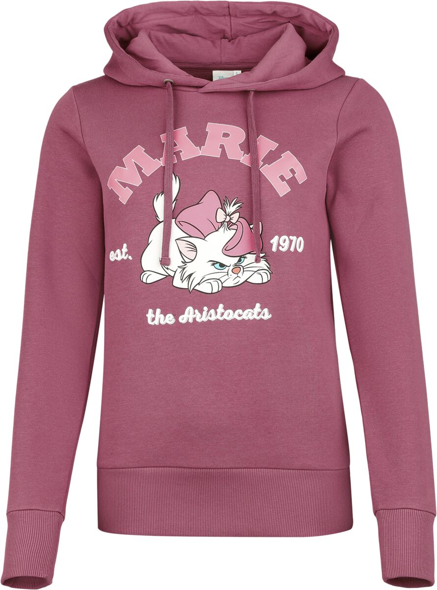 Aristocats - Disney Kapuzenpullover - Marie - est. 1970 - S bis 3XL - für Damen - Größe L - beere  - EMP exklusives Merchandise! von Aristocats