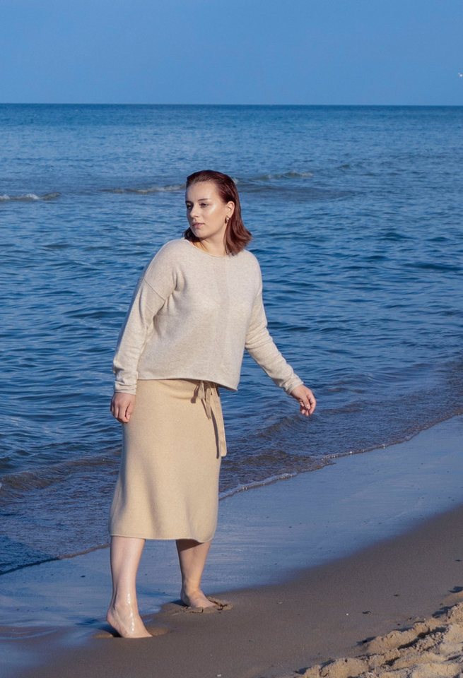 Ariun Kaschmirpullover Goyol leicht verkürzt von Ariun