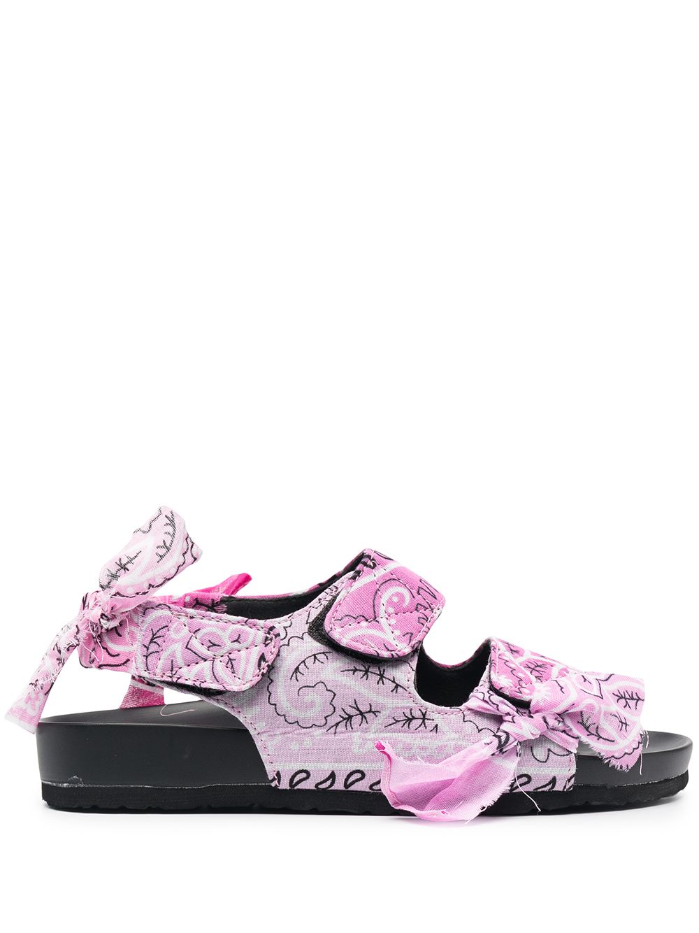 Arizona Love Pantoletten mit Bandana-Print - Rosa von Arizona Love