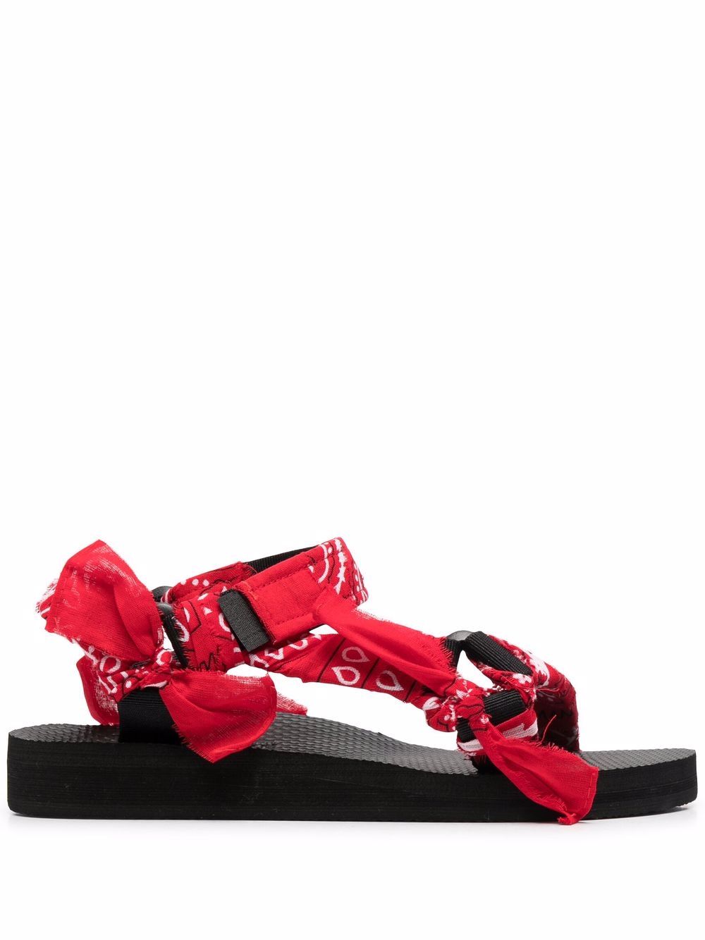 Arizona Love Trekky Sandalen mit Bandana-Print - Rot von Arizona Love