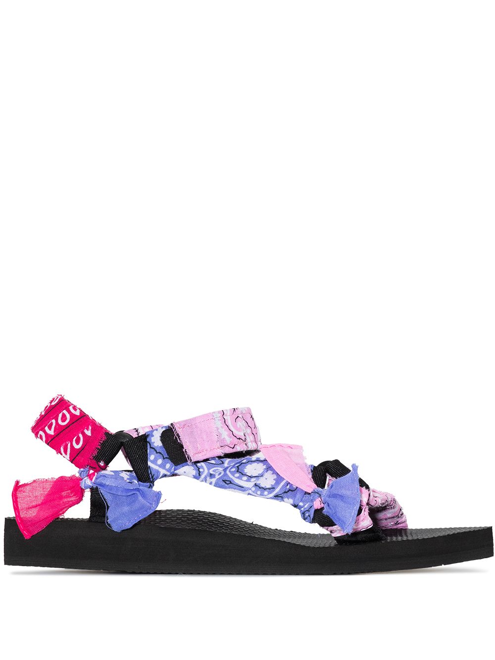 Arizona Love Trekky Sandalen mit Bandana-Print - Rosa von Arizona Love